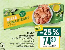 Billa BILLA Tuňák steak nabídka