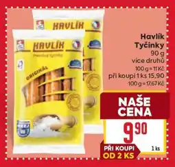 Billa Havlík Tyčinky nabídka