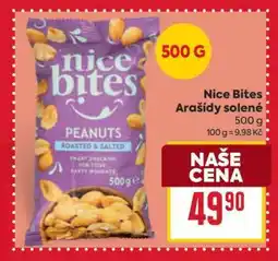 Billa Nice Bites Arašídy solené nabídka