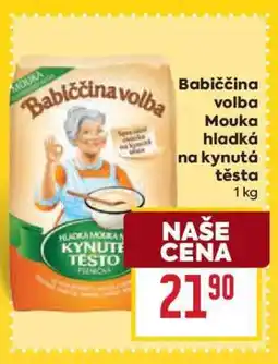 Billa Babiččina volba Mouka hladká na kynutá těsta nabídka