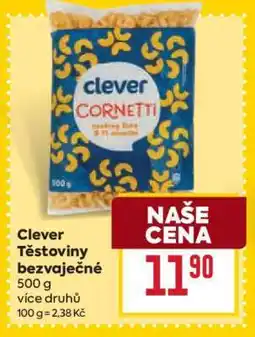 Billa Clever Těstoviny bezvaječné nabídka