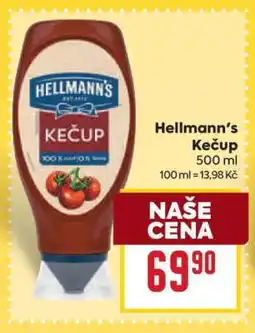 Billa Hellmann’s kečup nabídka