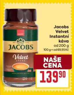 Billa Jacobs Velvet instantní káva nabídka