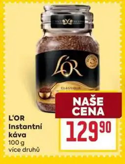Billa L'OR Instantní káva nabídka