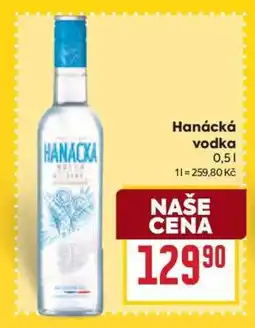 Billa Hanácká Vodka nabídka
