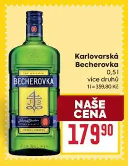 Billa Karlovarská Becherovka nabídka