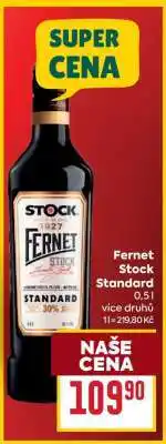Billa FERNET STOCK STANDARD nabídka
