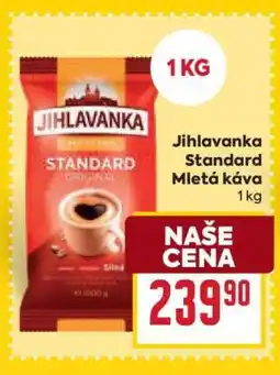 Billa Jihlavanka Standard mletá káva nabídka