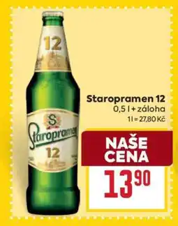 Billa Staropramen 12 nabídka