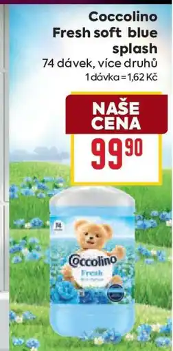 Billa Coccolino Fresh Soft Blue splash nabídka