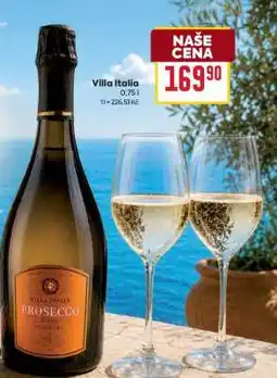 Billa Villa Italia Prosecco D.O.C. extra dry nabídka