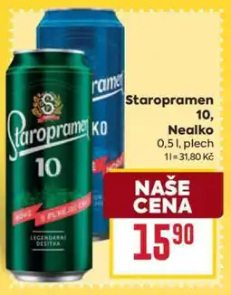 Billa Staropramen 10, Nealko nabídka