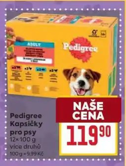 Billa Pedigree kapsičky pro psy nabídka