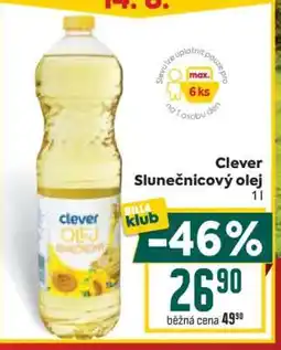 Billa Clever Slunečnicový olej nabídka