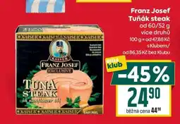 Billa Franz Josef Tuňák steak nabídka