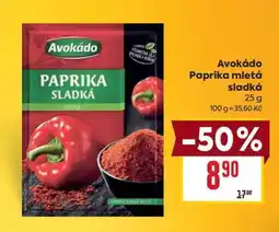 Billa Avokádo Paprika mletá sladká nabídka