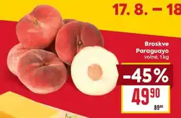 Billa Broskve Paraguayo nabídka