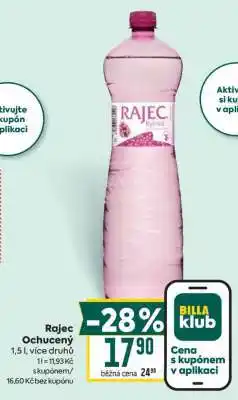 Billa Rajec ochucený nabídka
