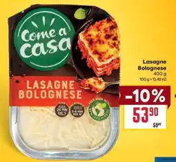 Billa Lasagne bolognese nabídka