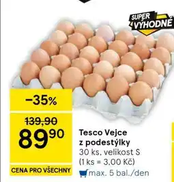 Tesco Tesco Vejce z podestýlky nabídka