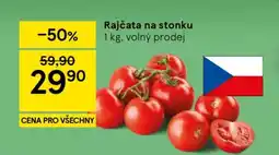 Tesco Rajčata na stonku nabídka
