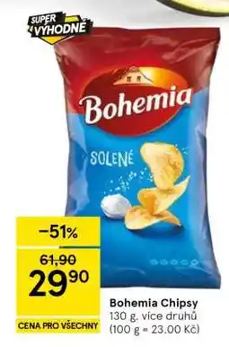 Tesco BOHEMIA CHIPSY nabídka