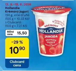 Tesco Hollandia Krémový jogurt nabídka