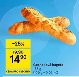 Tesco ČESNEKOVÁ BAGETA nabídka