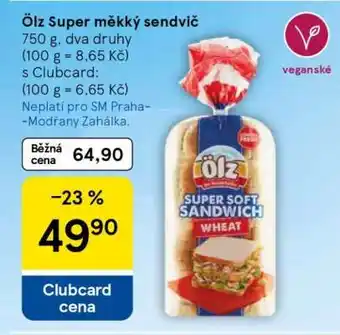 Tesco Ölz Super měkký sendvič nabídka