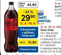 Tesco COCA-COLA nabídka