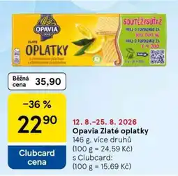 Tesco Opavia Zlaté Oplatky nabídka