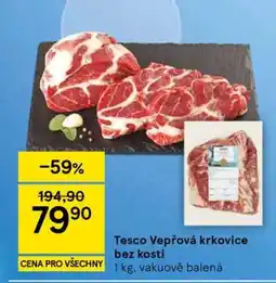 Tesco Tesco Vepřová krkovice bez kosti nabídka
