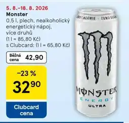 Tesco Monster nabídka