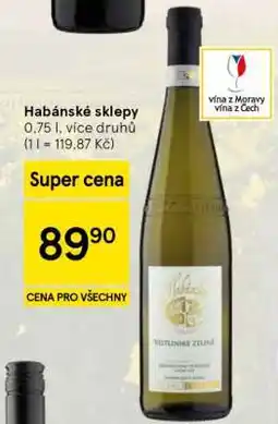 Tesco Habánské sklepy nabídka