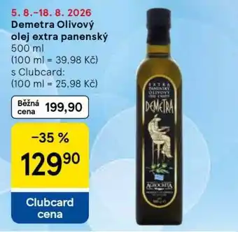 Tesco Demetra Olivový olej extra panenský nabídka