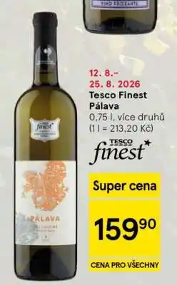 Tesco Tesco Finest Pálava nabídka