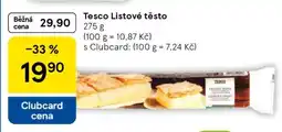 Tesco Tesco Listové těsto nabídka