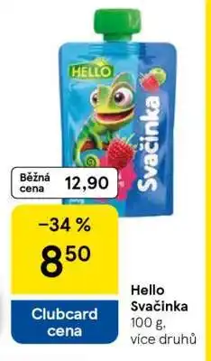 Tesco HELLO Svačinka nabídka