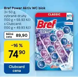 Tesco Bref Power Aktiv WC blok nabídka