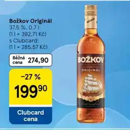 Tesco Božkov Originál nabídka