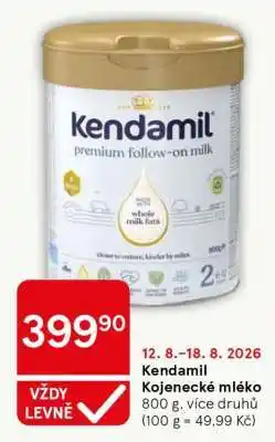Tesco Kendamil Kojenecké mléko nabídka