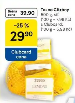 Tesco Tesco Citróny nabídka