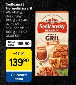 Tesco Sedlčanský hermelín na gril nabídka