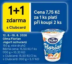 Tesco Olma Florian Jogurt ochucený nabídka