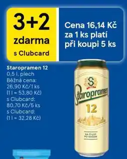 Tesco Staropramen 12 nabídka