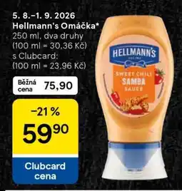 Tesco HELLMANN’S OMÁČKA nabídka