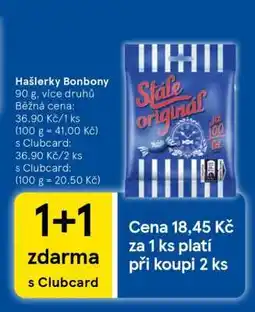 Tesco Hašlerky bonbóny nabídka