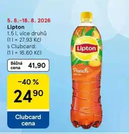 Tesco Lipton nabídka