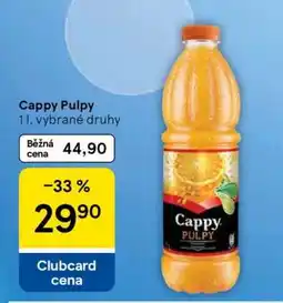 Tesco CAPPY PULPY nabídka
