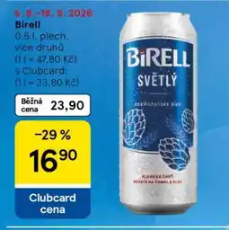 Tesco Birell nabídka
